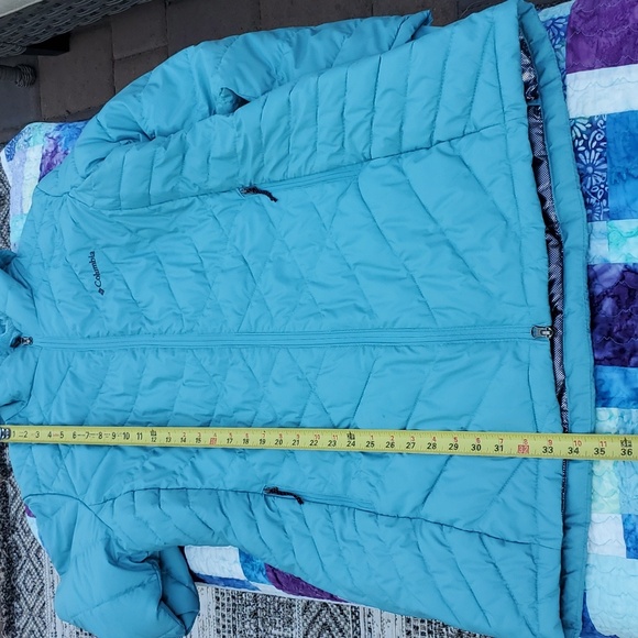 Columbia Women's Heavenly Long Hooded puffer jacket size XL EUC Omni Heat 😍 - Picture 15 of 16